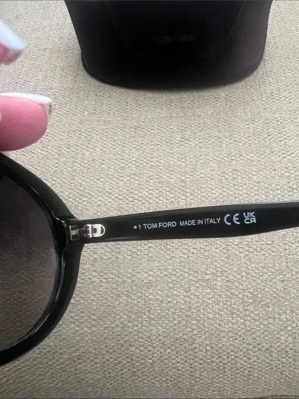 Tom Ford Black Camillo-02 Aviator Unisex Sunglasses in EUC